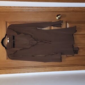 Aritzia Wilfred Sheer Mini Dress